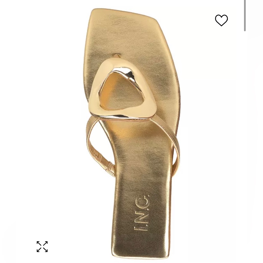 I.N.C Gold Sandals